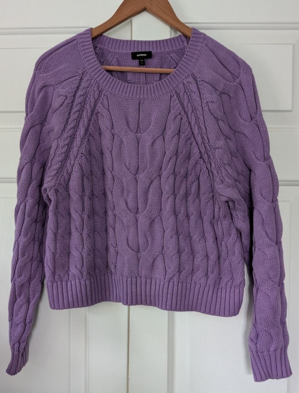 Express Chunky Cableknit Sweater